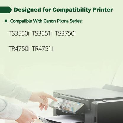 Firstoner PG-575XL CL-576XL printer cartridges multipack, replacement for Canon 575 576 cartridges for Pixma TR4755i TS3550i TS3551i TS3750i TR4750i TR4751i (Black, Color)