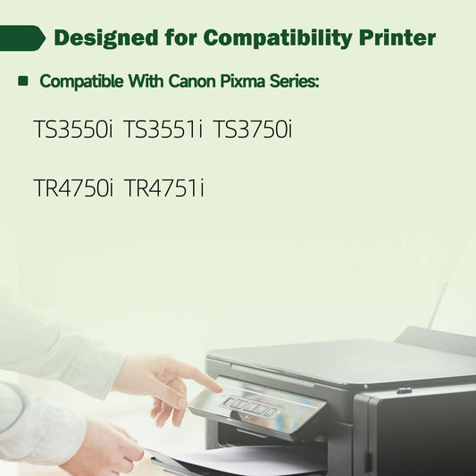 Firstoner PG-575XL CL-576XL printer cartridges multipack, replacement for Canon 575 576 cartridges for Pixma TR4755i TS3550i TS3551i TS3750i TR4750i TR4751i (Black, Color)