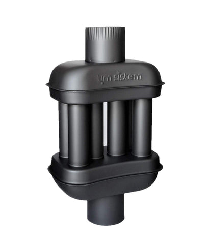 TimSistem 120mm exhaust heat exchanger, warm air exchanger, chimney pipe, smoke gas cooler, exhaust pipe diameter (60 cm)