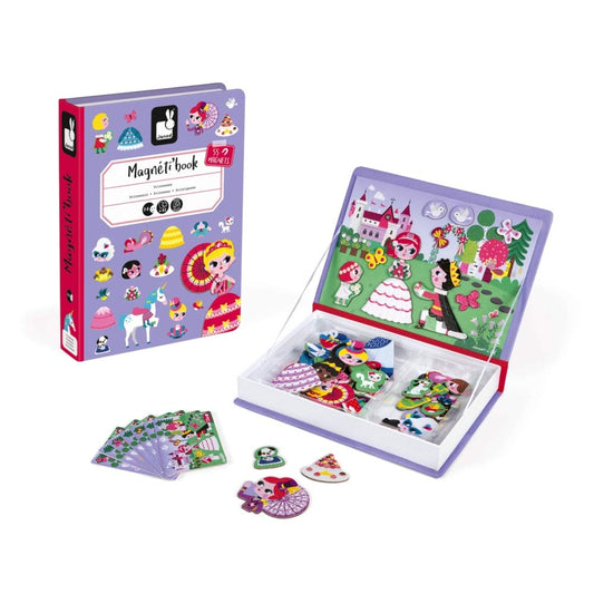 Janod J02725 Princesses Magneti'Book, Purple