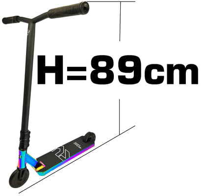 Anaquin Park V7 stunt scooter, height=89cm (neochrome rainbow oilslick)