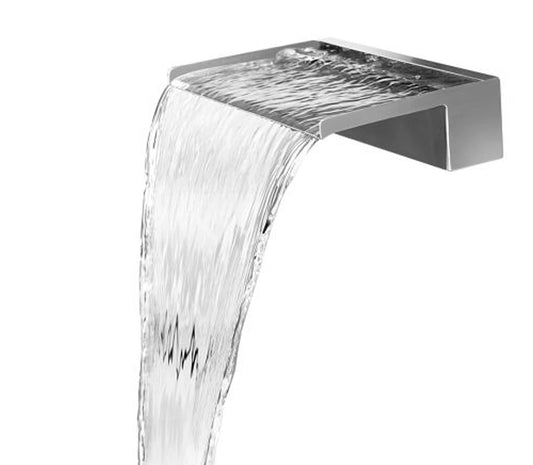 Jürgen Bocker garden ambiance waterfall 45 cm made of brushed stainless steel incl. LED lighting