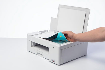 Brother DCP-J1200W 3-in-1 color inkjet multifunction device (printer, scanner, copier) with WLAN.