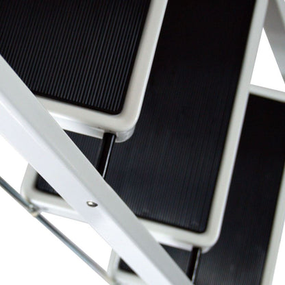 3-step step ladder with handrail Foldable Safety Non-slip Lightweight 8.5 kg for home office warehouse Maximum load capacity 150 kg