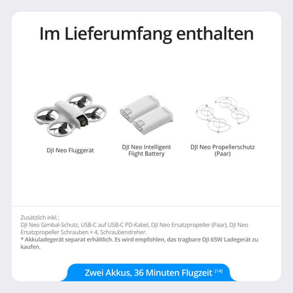 DJI Mini 2 Combo with 2 batteries, mini drone with 4K UHD camera for adults, 135g Follow Me drone with hand launch, subject tracking, QuickShots, stabilized video, propeller guard (controller-free)