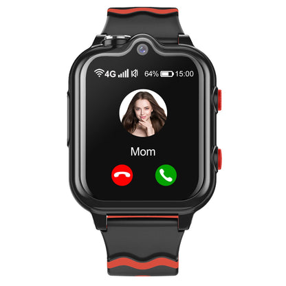 Kids smartwatch with GPS and phone, 4G WiFi, video call, SOS, 2 cameras, waterproof, SMS, alarm, stopwatch, class mode, reject unknown call, music/video player. Perfect gift for boys and girls.