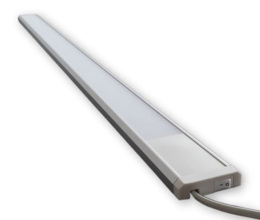 230V LED light bar 15W (90 cm) warm white incl. on/off switch S47 - incl. power plug