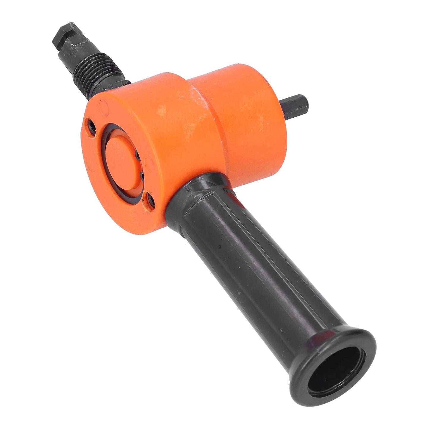 Kadimendium double head nibbler 360° adjustable versatile drill attachment metal cutter double head sheet nibbler for straight, curves, and circular cuts.