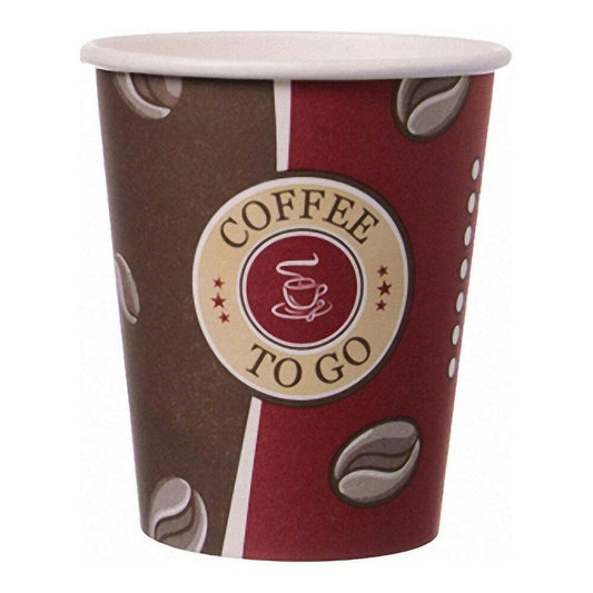 400 pcs. Coffee cups Topline, "Coffee to go", coated paper, 8oz., 200 ml