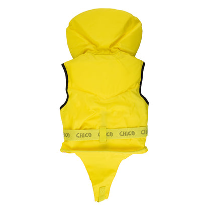 HonuNautic Kids' Buoyancy Aid | Buoyancy Aid | 100 N, CE ISO 12402-4 | Size 1 | for children 3 to 10 kg | Yellow Blue Pattern