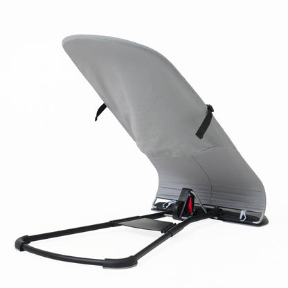 Reference to baby bouncer. Reference to Belltop compatible with BabyBjörn bouncer: Balance, Soft, and Bliss. Seat for baby bouncer. Hypoallergenic cotton padding. Ergonomic fit. (Gray)