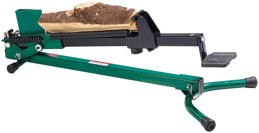 AGT Splitter: Manual steel-wood splitter with foot operation, 1.2 tons of splitting force (mechanical wood splitter, foot-operated wood splitter, foot operation)