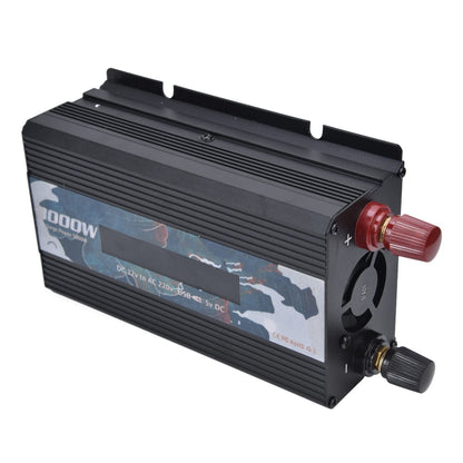 300W Pure Sine Wave Inverter DC 12V to AC 220V Multifunctional Battery Converter for Home, RV, Truck (Black)