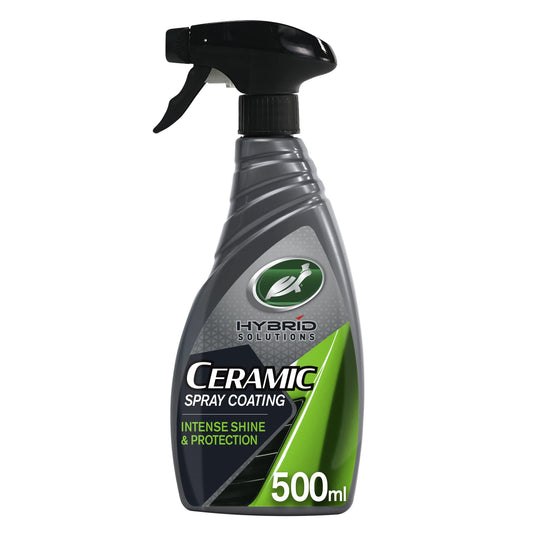 Turtle Wax Hybrid Solutions Ceramic Spray Coating, 500 ml, 1 pack, Mango scent. Provides incredible shine, protection, extreme water repellency, and enhances your vehicle's finish.