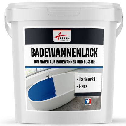Renovation resin for bathtubs, sinks, enamel, bathrooms - ARCAPOXY BATHTUB RAL 7038 - Agatha Grey - 1 kg (up to 3 m² in 2 coats)