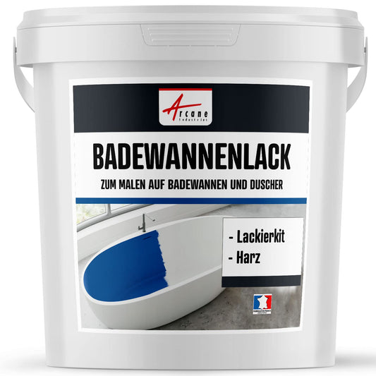 Renovation resin for bathtubs, sinks, enamel, bathrooms - ARCAPOXY BATHTUB RAL 7038 - Agatha Grey - 1 kg (up to 3 m² in 2 coats)