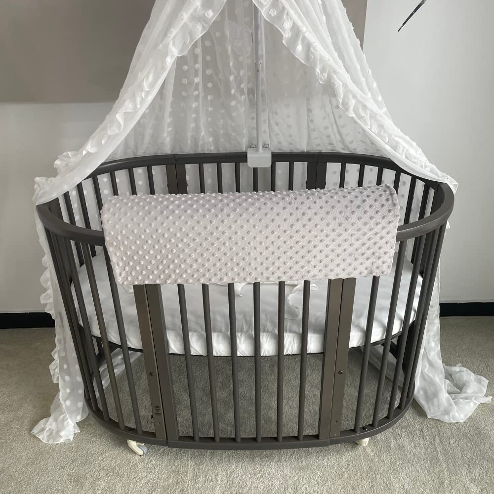 Wonder Space Bed Rail Guard for Kids Beds, Bed Rail Padding Bumper - Anti-Collision | Increased Height | Fall Prevention, Easy Installation Safety Universal Fit (Gray, 90cm)