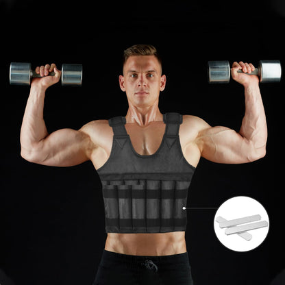 FAVOMOTO 10 Pcs for Weight Vest, Strength Training Weight Plate for Adjustable Round Head Rustproof, Fitness Weight Plates for Strength Training Running Sport