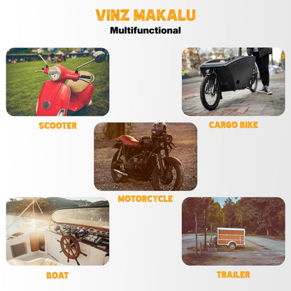 VINZ Makalu chain lock 300cm ø11mm | ART 4 certified | Motorcycle lock Moped lock Scooter & E-scooter | Motorcycle chain lock & armored lock | 120-300 cm (300 cm)
