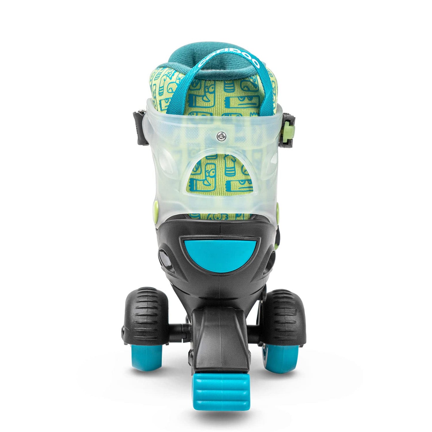 Cariboo Step One Inliner for Kids, roller skates for children, adjustable inline skates for girls and boys, with side support wheels, adjustable size.
