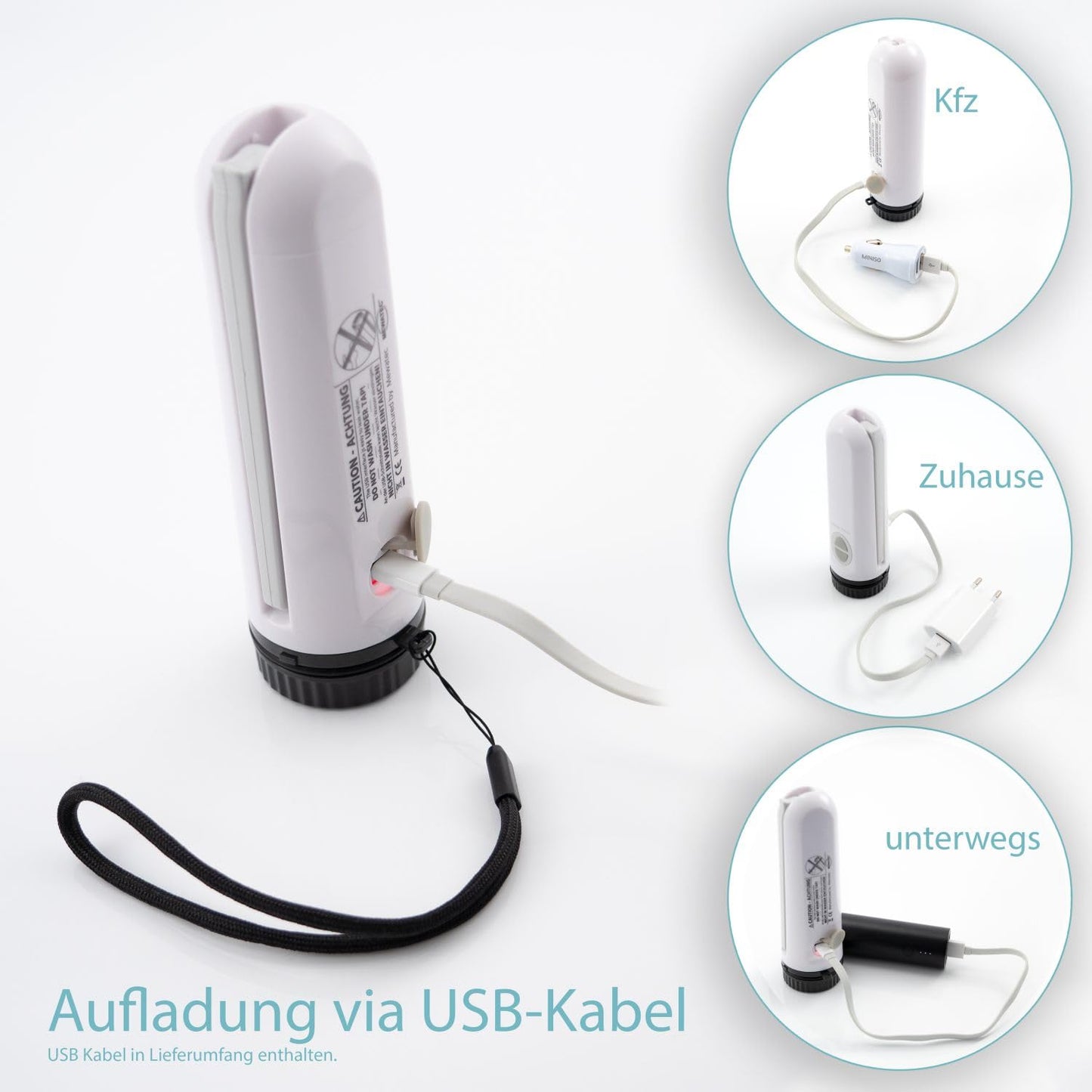 MEWATEC Travelet 2.0 in blue | NEW! | Travel bidet | Travel shower | Shower toilet | Li-ion battery | USB C charging cable