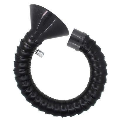 Adjustable extraction arm for solder fume extraction - for dust, fumes, and welding smoke - outer diameter 50-75mm - length 0.8-2.5m (outer diameter 50mm, length 1.6m)