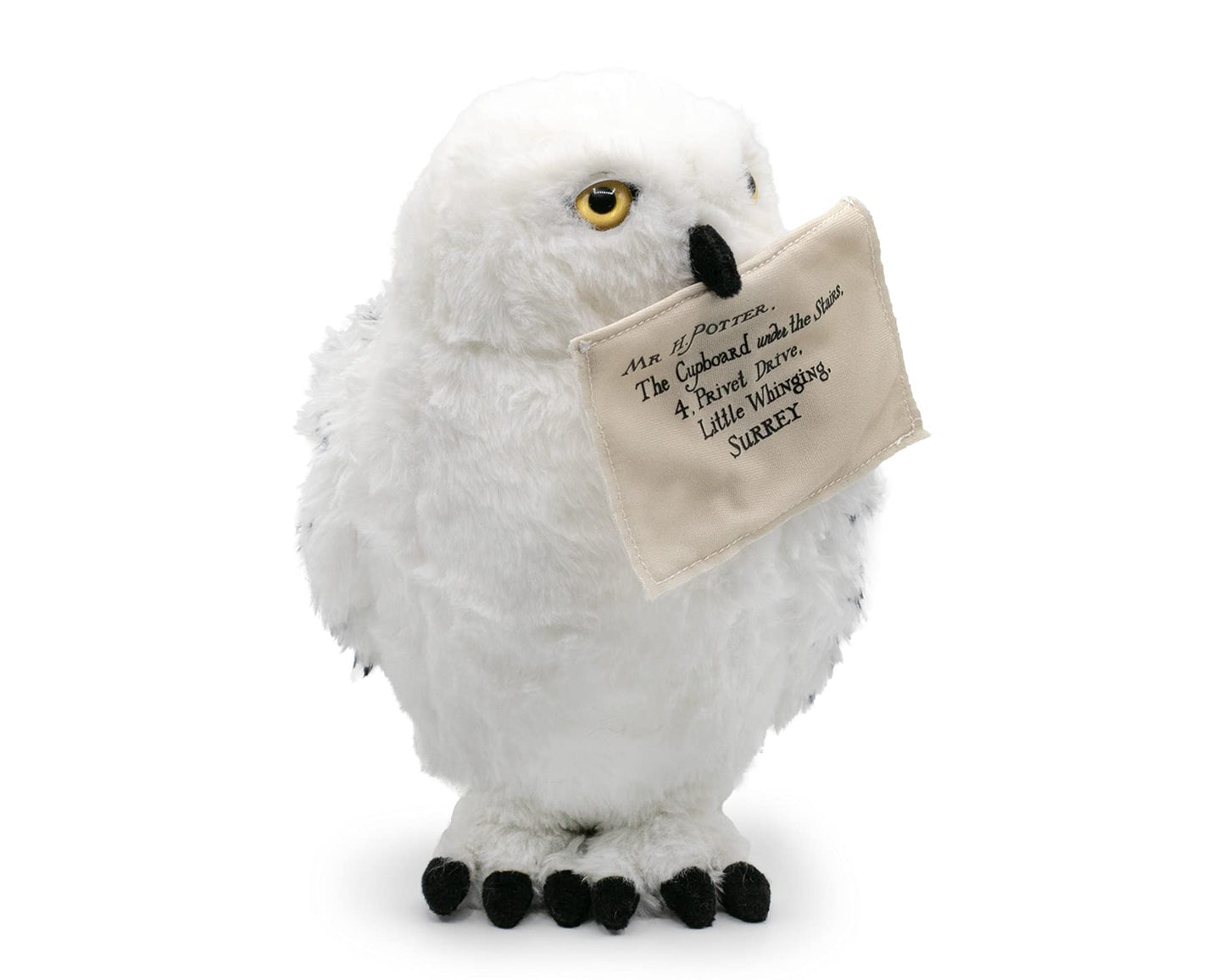 Play by Play Harry Potter - Hedwig White Owl Plush with Magnetic Envelope and Display 9.45"/24cm - Super soft quality