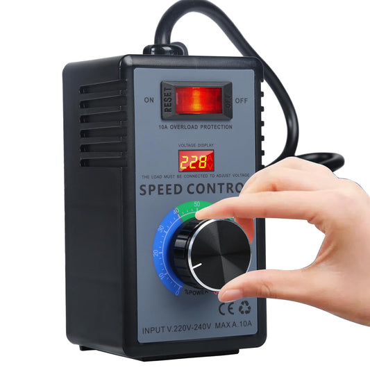 Ailao Speed Controller 230v Speed Controller Motor for Angle Grinders/Blowers/Hand Drills/Circular Saws Voltage Regulator AC 220v Peak Power 4000w.