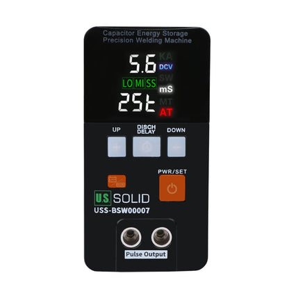 U.S. Solid USS-BSW07 Battery Spot Welder 21 KW 3500A Capacitor Energy Storage Pulse Welding Machine, Mini portable spot welding machines for 18650, LiFePO4 lithium battery pack construction.