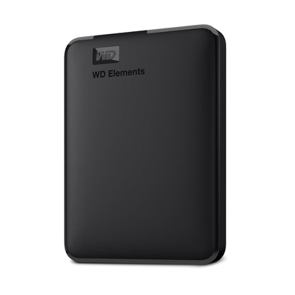 WD Elements Portable external hard drive 2TB (portable storage, USB 3.0 interface, plug-and-play, formatted for Windows) Black