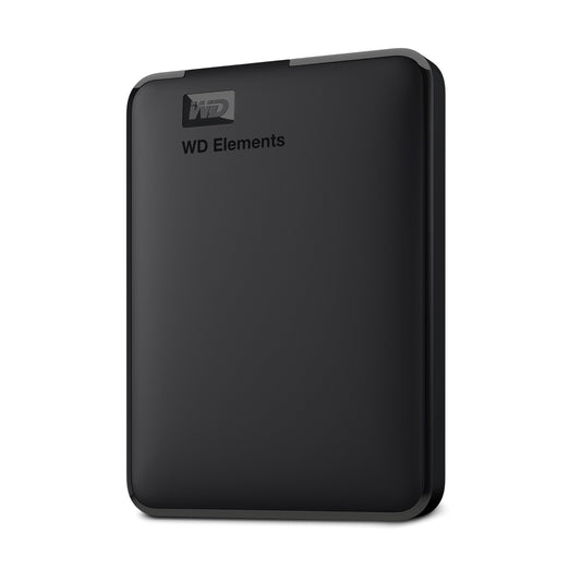 WD Elements Portable external hard drive 2TB (portable storage, USB 3.0 interface, plug-and-play, formatted for Windows) Black