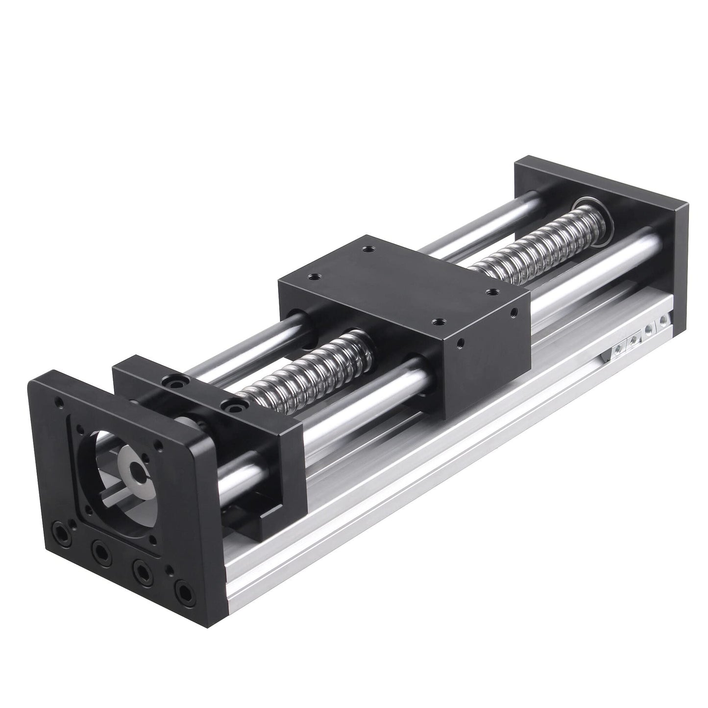 CNCMAN'S 150mm Effective Travel Length Double Optical Axis Guide Ball Screw SFU1605 150mm, Linear Actuator Linear Guides Linear Table Actuator for DIY CNC Milling Parts and 3D Printers