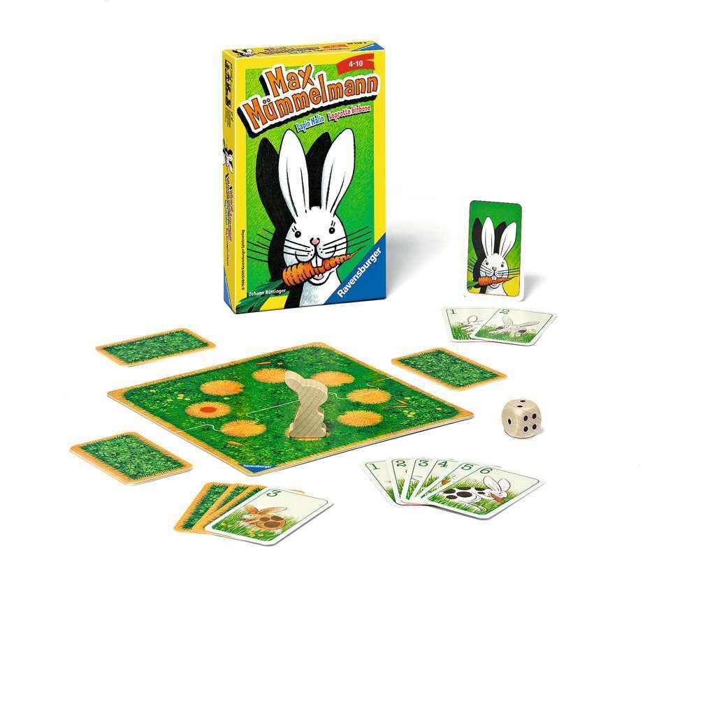 Ravensburger 23119 - Max the Bunny, travel game for 2-4 players & 23160 - Cow and Co, travel game for 2-6 players, children's game for ages 4 and up, perfect for on-the-go fun