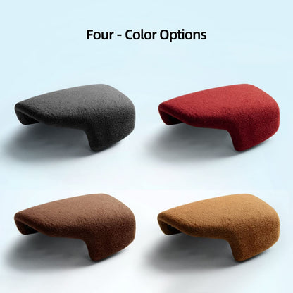 Alfantix gear shift knob cover, Alcantara material, trim for Audi A4 B9 A5 Q5 Q5L A6 Q7 S4 S5 SQ5 (black)