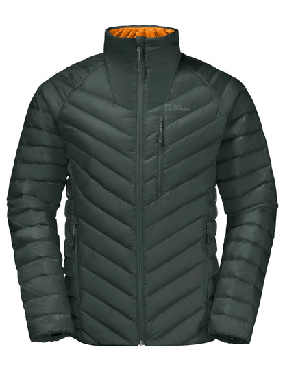 Jack Wolfskin Men's PASSAMANI DOWN JKT M Down Jacket, Black Olive, L