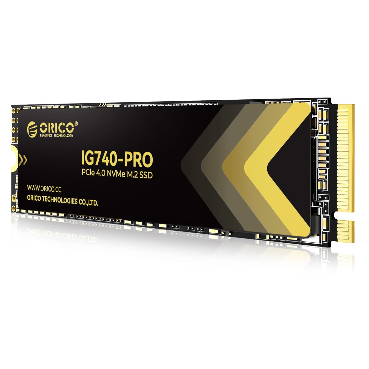 ORICO 2TB SSD M.2 NVMe, 7450 MB/s Read, 6500 MB/s Write, PCIe 4.0 SSD M2 With TLC 3D NAND and Innovative Heatsink, for PC, Laptop & PS5 - IG740PRO