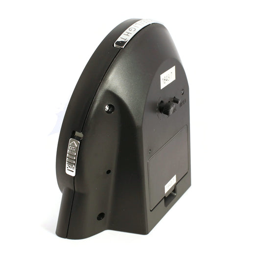 Atlanta Big Analog Alarm Clock with Light Snooze Crescendo Numbers - 1843/7 (Black)