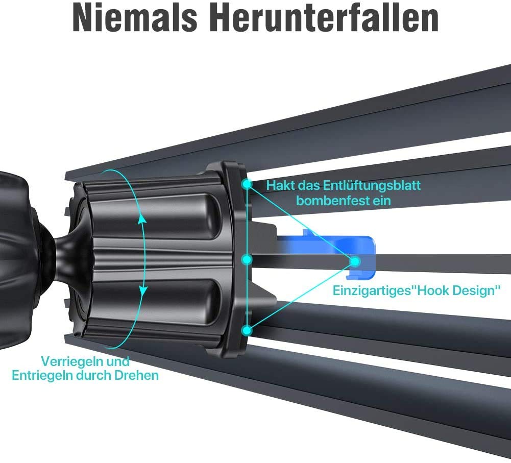 Miracase Magnetic Car Phone Holder with 6 Strongest Magnets Universal Car Smartphone Mount for iPhone 16 Pro Max/15/14/13/12/11/SE/XS/XR/X/8/7/ Samsung/Huawei etc.