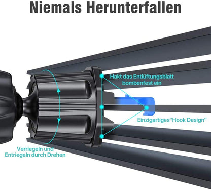 Miracase Magnetic Car Phone Holder with 6 Strongest Magnets Universal Car Smartphone Mount for iPhone 16 Pro Max/15/14/13/12/11/SE/XS/XR/X/8/7/ Samsung/Huawei etc.