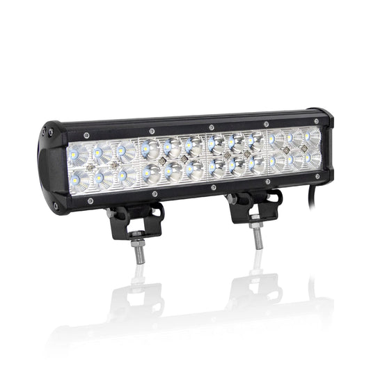 Willpower LED Headlight Offroad 12inch 72W LED Work Light 12V Spotlight Floodlight Combo Waterproof IP67 Additional Light Tractor Truck Auto SUV UTV ATV Reflector Reverse Light