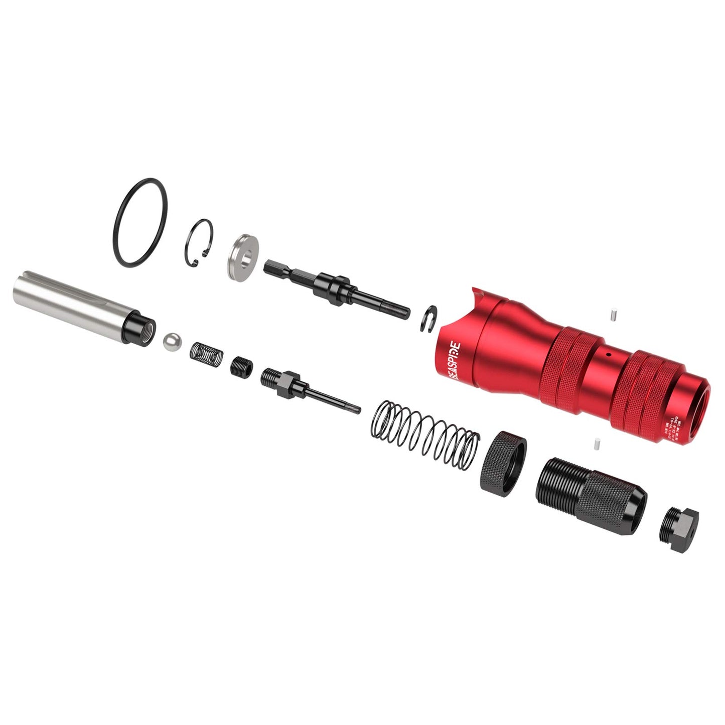 Beaspire Rivet Nut Adapter Kit for Electric Drill, Professional Rivet Nut Tool Set, 10 types of mandrels and 50 rivet nuts (M3-M10, 8-32, 10-24, 10-32 and 1/4-20), Sturdy Carrying Case.