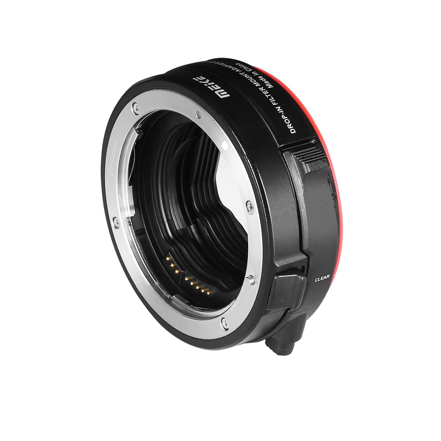 Meike MK-EFTR-C drop-in filter adapter for Canon EF to EOSR with variable ND filter and UV filter for EOS R R5 R6 RP R5C C70 cameras.