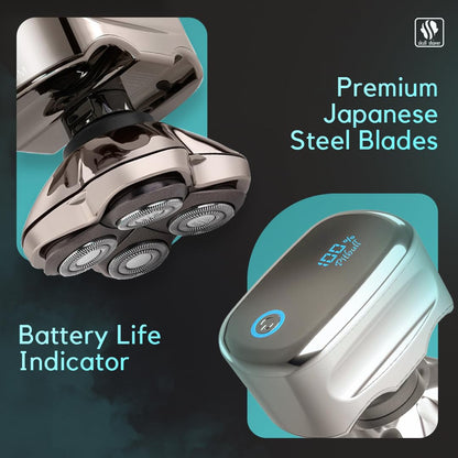 Pitbull Platinum PRO + CR3 - best gift for your man, electric razor for men with an extra CR3 blade.