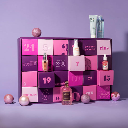 Pink Box Premium Advent Calendar 2024 | 24 trendy & high-quality beauty products worth over $380 | The premium beauty advent calendar for beauty-loving, young women.