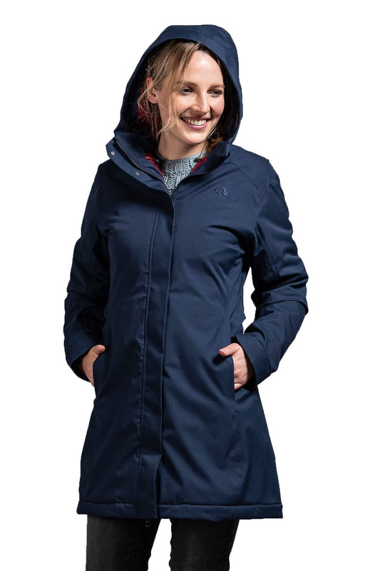 Tatonka Stir Hooded Coat Women blue