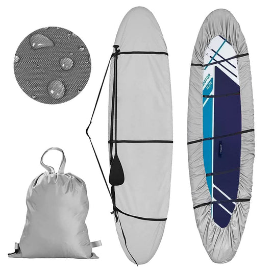 420D Kayak Cover, Waterproof UV-resistant Kayak Tarpaulin with Straps and Shoulder Straps, Boat Cover Dust Protection for Fishing Boat/Canoe/Paddle Board/Canoeing (3.1~3.5m/10.2ft~11.4ft)
