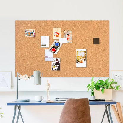 BENECREAT 2x0.4m self-adhesive cork roll, cork sheets with 1mm thick back mat strong self-adhesive cork board for wall furniture decoration, DIY projects.