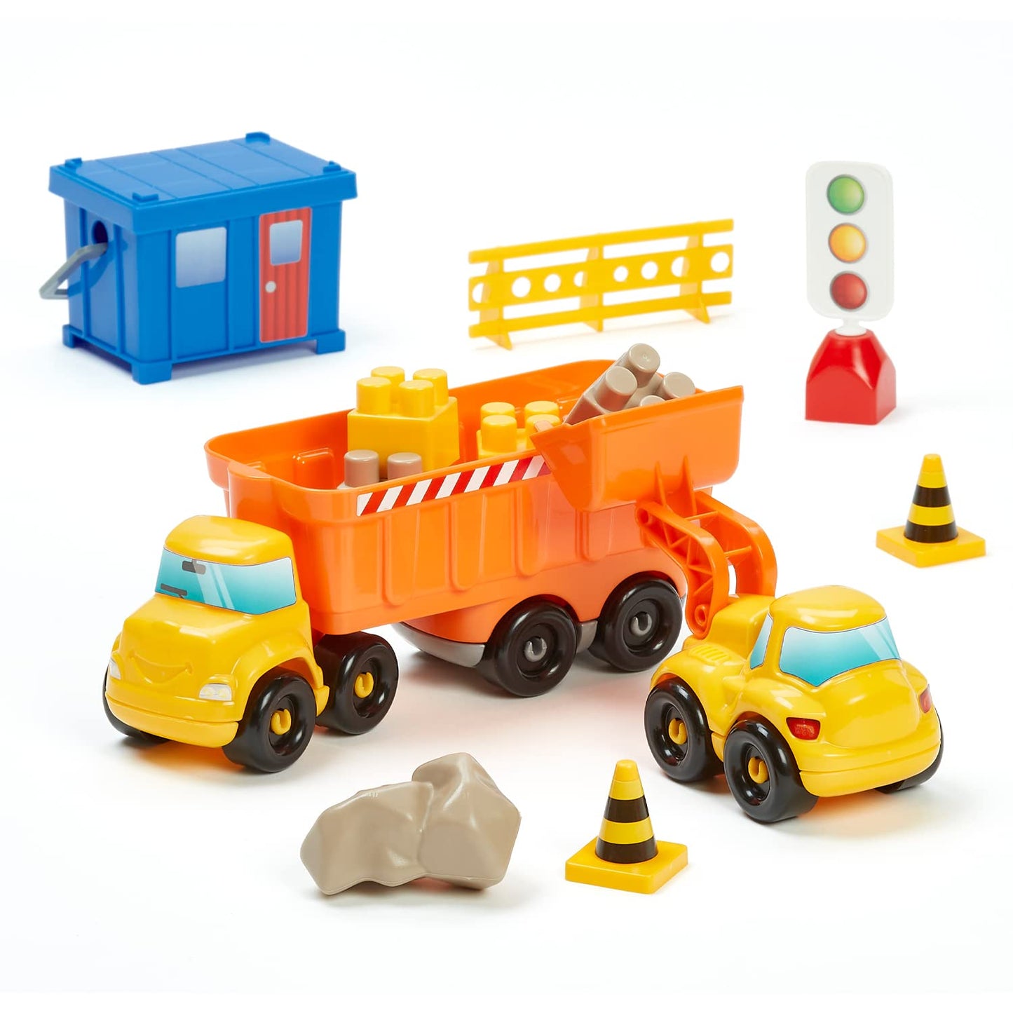 Ecoiffier Toy - 2999 - Construction + Crane - Abrick - Construction toy for kids - Ages 36 months and up - Origin France guaranteed