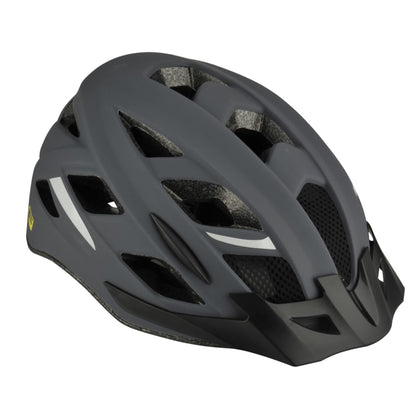 Polisport Bilby RS bike child seat | Seat for saddle tube mounting | for children weighing between 9 and 22 kg | gray & FISCHER Adult Bike Helmet, City Helmet Urban Levin, S/M, 52-59cm