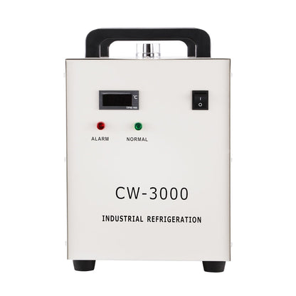 BuoQua Water Cooler 9L Industrial Water Chiller CW-3000DG Thermolyse Type 50W Water Chiller Water Cooling CO2 Laser Tube Cooler for CNC Engraving